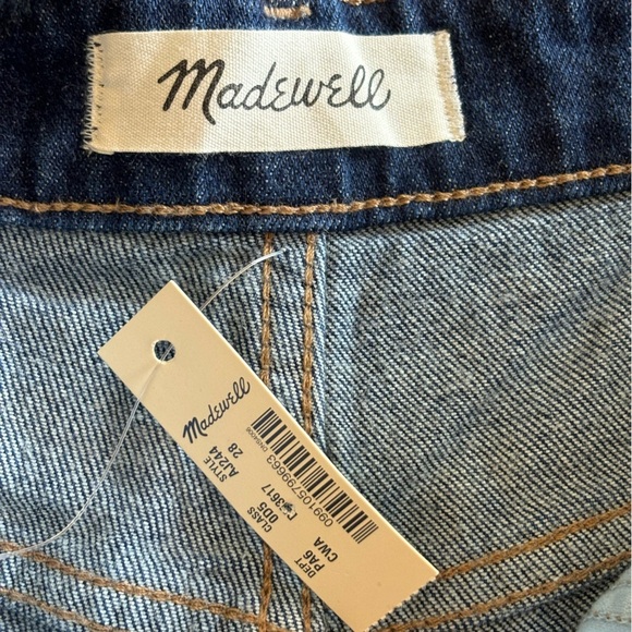 NWT Madewell High Rise Denim Shorts - Curvy - Picture 4 of 10